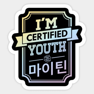 Certified MYTEEN YOUTH Sticker